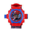 SSR Spiderman- 24 Images Projector Watch Digital Wrist Watch for Boys and Girls Gift X-mas Gift