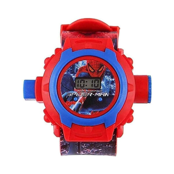 SSR Spiderman- 24 Images Projector Watch Digital Wrist Watch for Boys and Girls Gift X-mas Gift