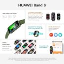 HUAWEI Band 8 Fitness Watch -Ultra Thin Smart Band design with Up to 2 Weeks Battery Life - Activity Trackers Compatible with Android & iOS with Full Health Management & Sleep Tracking -Midnight Black